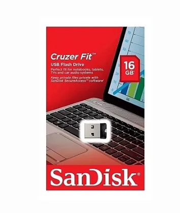  - Micro SD e Pendrive - unidade    Cod. MINI PENDRIVE SANDISK 16 GB